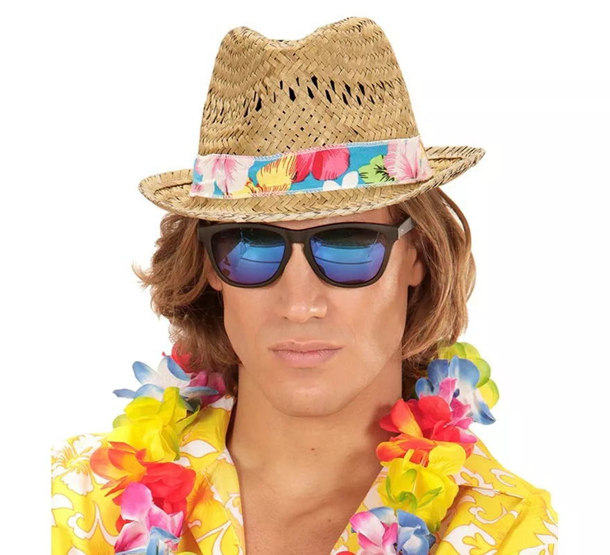 Sombrero Veraniego con Cinta de Flores para adultos
