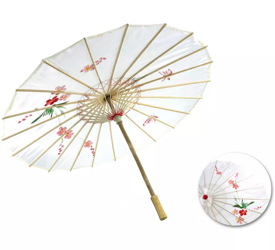 Translation missing: en.Sombrilla China de Flores de 85x52 cm en varios colores