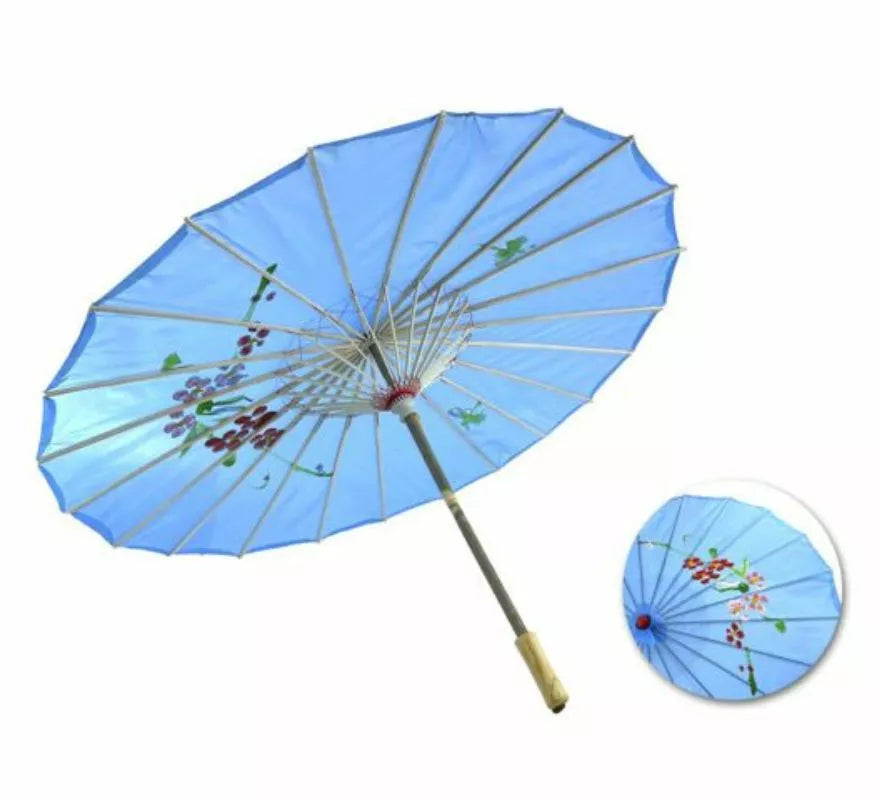 Translation missing: en.Sombrilla China de Flores de 85x52 cm en varios colores