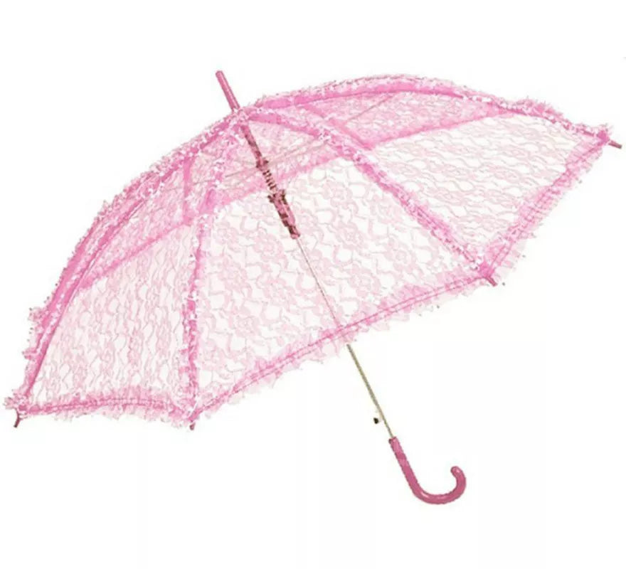 Sombrilla de Encaje de 90 cm de diámetro en varios colores