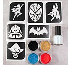 Sparkling Powder or Hero Shining Powder 4x5 ml + Fix Gel