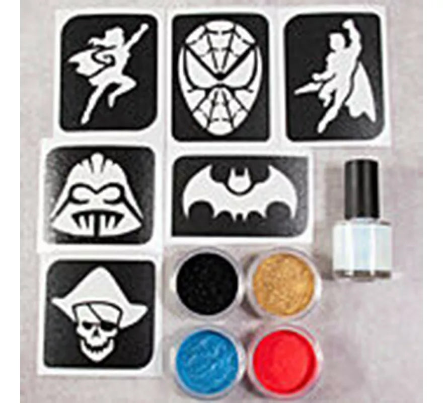Translation missing: en.Sparkling Powder o Polvos Brillantes Hero 4x5 ml + Fix Gel