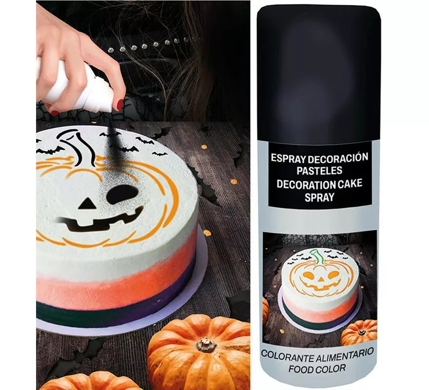 Spray Decoración Pasteles negro 100 ml