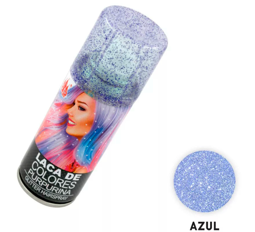 Spray Laca Destellos Purpurina de 100 ml en varios colores