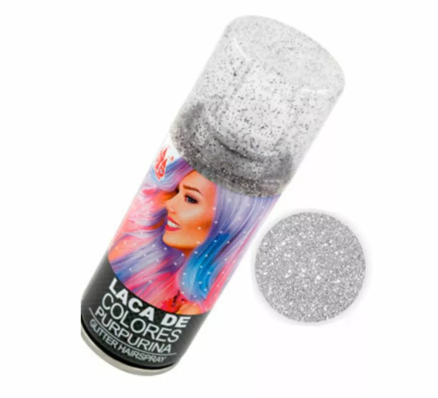 Spray Laca Destellos Purpurina de 100 ml en varios colores
