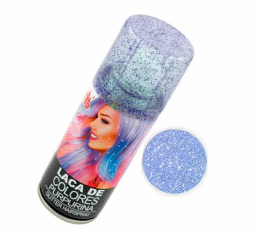 Spray Laca Destellos Purpurina de 100 ml en varios colores