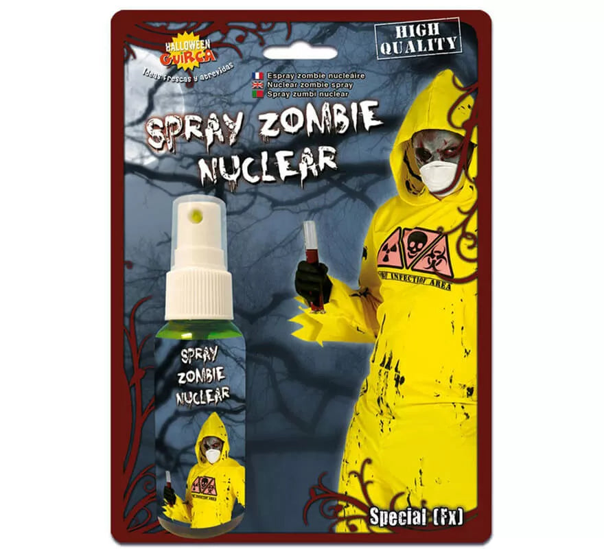Translation missing: en.Spray Sangre Zombie nuclear de color verde