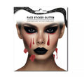 Sticker Facial de Sangre falsa halloween brillante