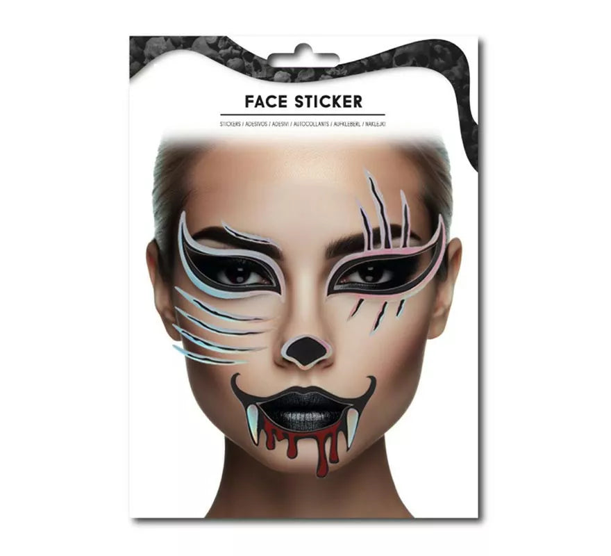 Translation missing: en.Sticker Facial Fashion Felina sangrienta