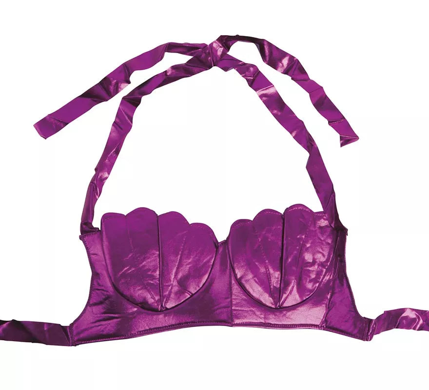 Sujetador de Sirena Morado