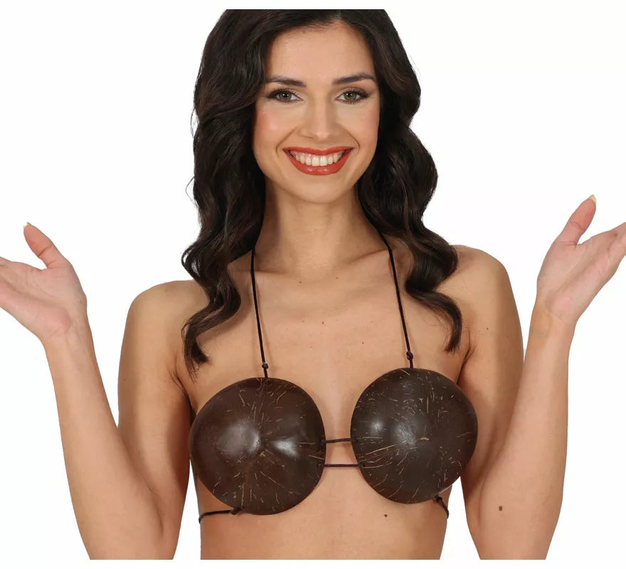 Sujetadores de Cocos Tropicales adulto