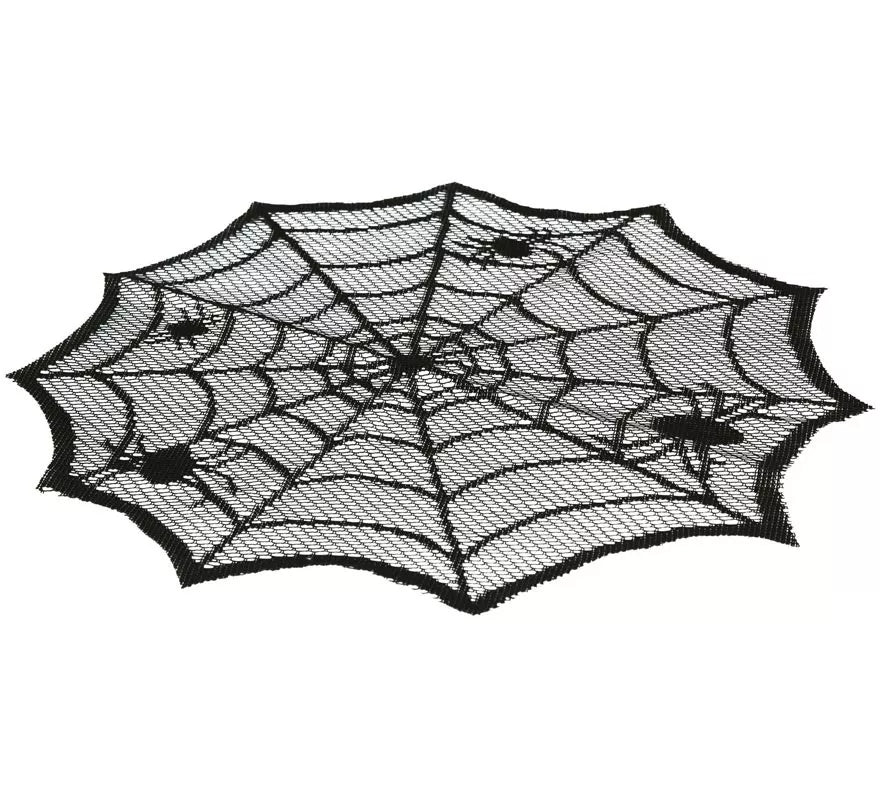 Tapete Bordado Telaraña 30 cm