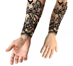 Cross and Doves Tattoo