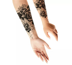 Black and white Roses Tattoo