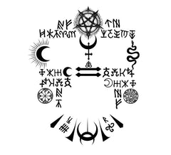 Satanic Facial Tattoo