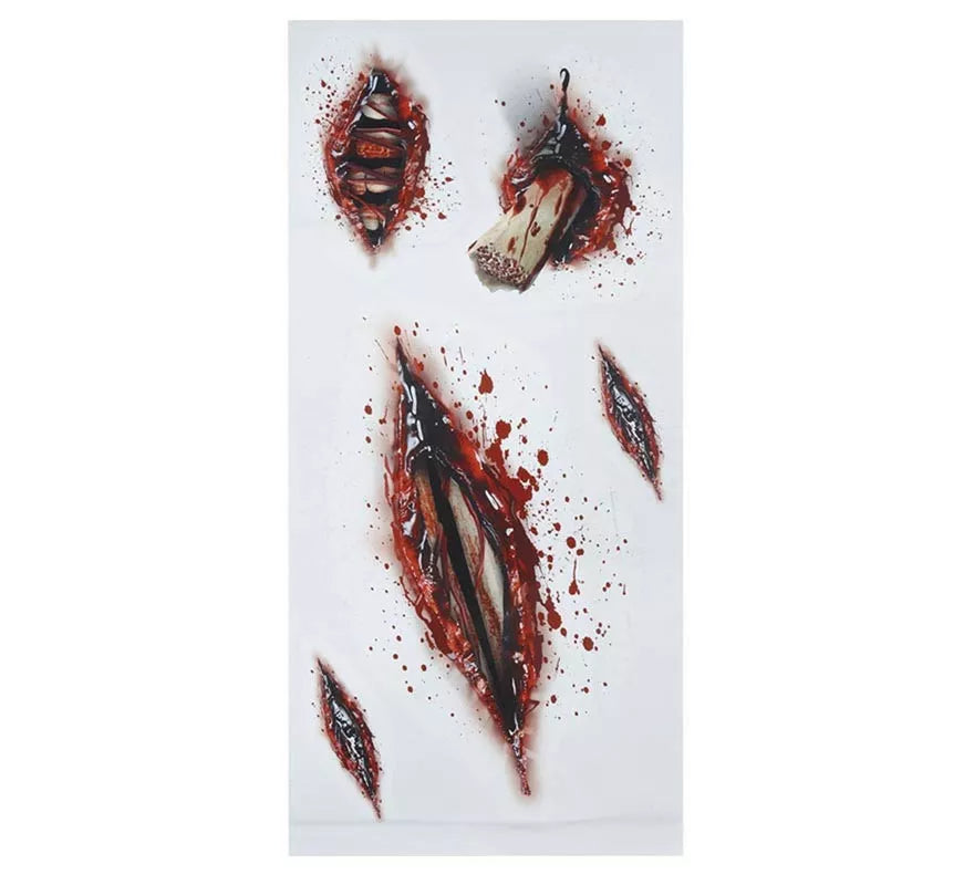 Tatuajes Adhesivos de Herida Abierta