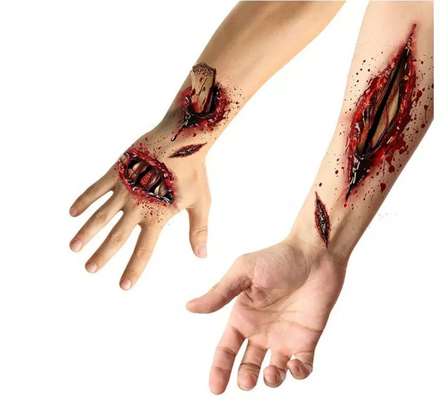 Translation missing: en.Tatuajes Adhesivos de Herida Abierta