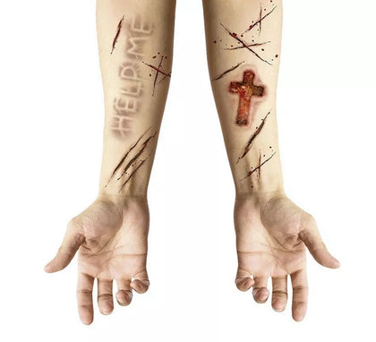 Tatuajes Adhesivos de Heridas Poseída