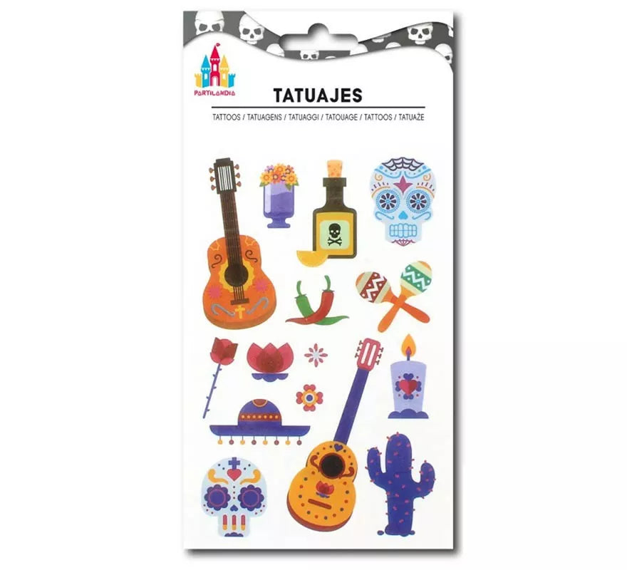 Translation missing: en.Tatuajes Halloween Día de los Muertos en modelos surtidos