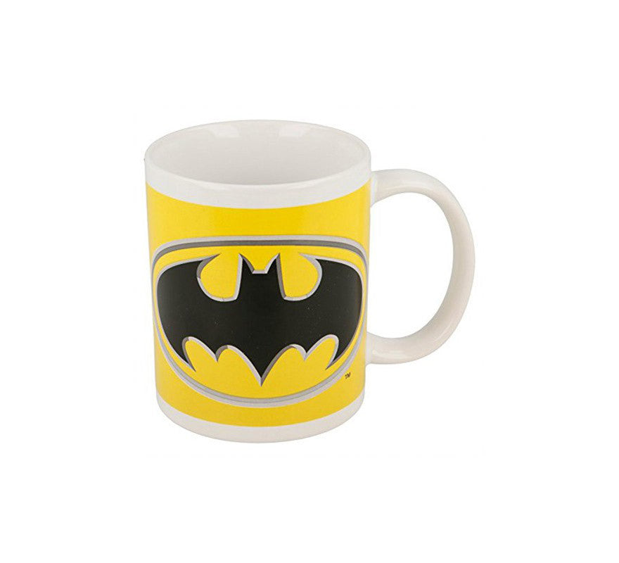 Taza Batman Dc Logo Amarillo