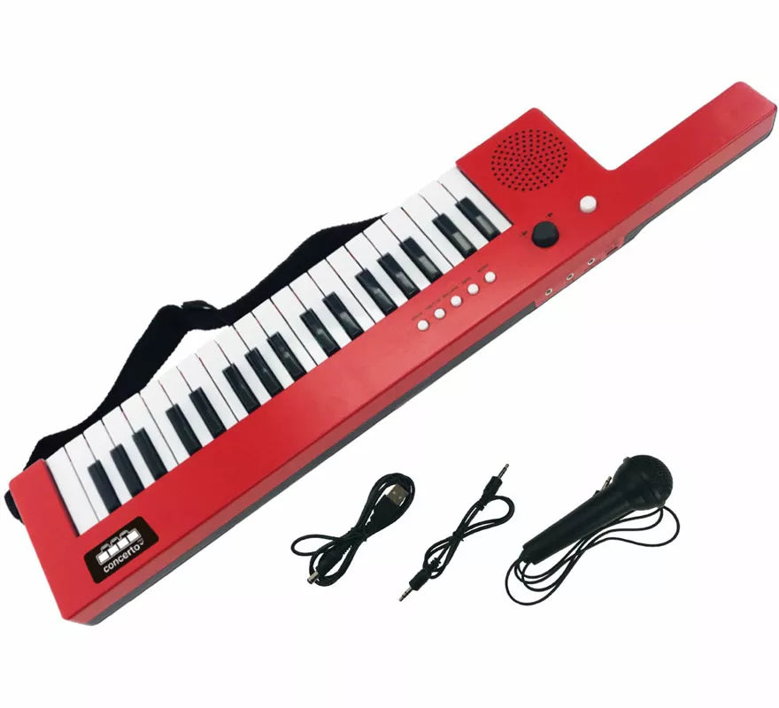 Translation missing: en.Teclado Electrónico de 37 Teclas con Micrófono y Correa Bandolera