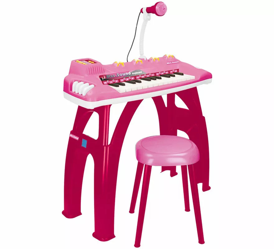 Translation missing: en.Teclado Electrónico electrónico de 25 Teclas, con Luces rosa para niña