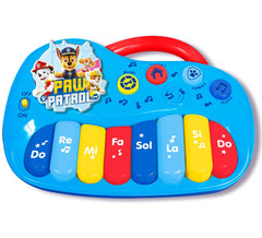 Teclado musical azul da Patrulha Canina
