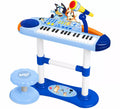 Teclado Musical Bluey con Micrófono, Pie y Banqueta