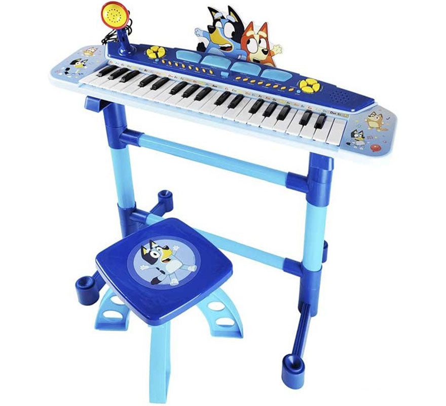 Translation missing: en.Teclado Musical con Pie y Banqueta Bluey