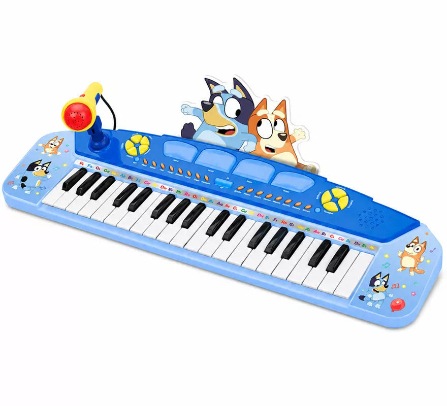 Translation missing: en.Teclado Musical Electrónico de 37 Teclas con Micrófono Bluey