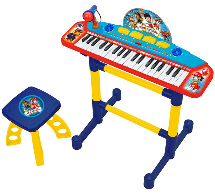 Translation missing: en.Teclado Musical Paw Patrol con Pie y Banqueta