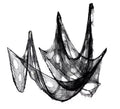 Tela negra agujerada decorativa de 2x5 m