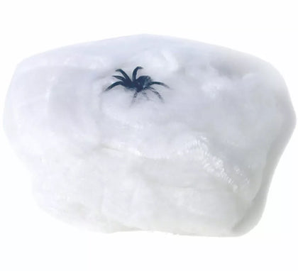 Telaraña Blanca de 20 Gr con Araña