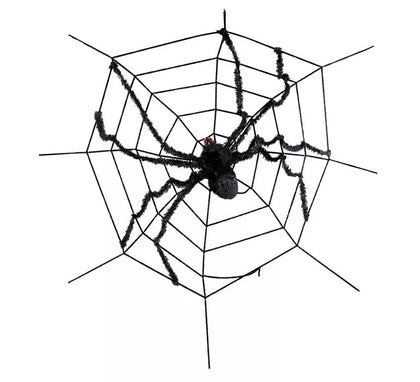 Telaraña con Araña Gigante de 180X180 cm