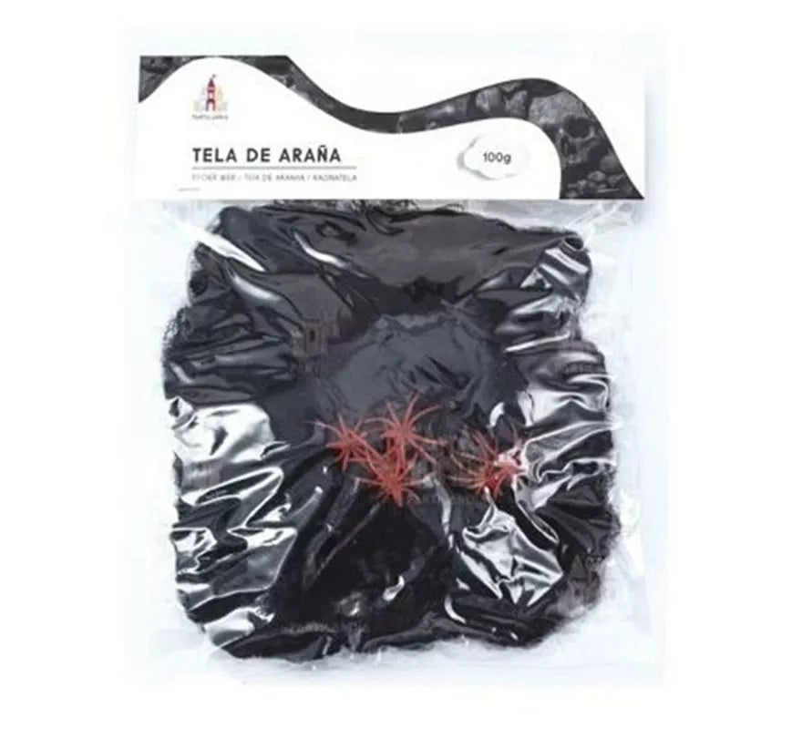 Telaraña con arañas de 100 g en varios colores
