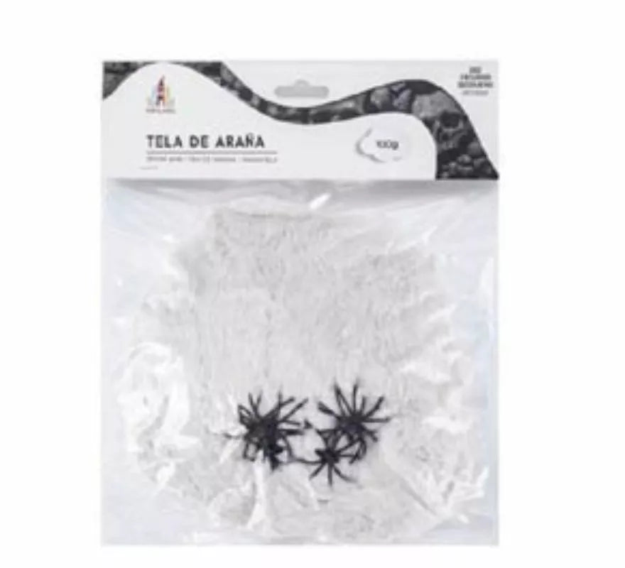 Telaraña con arañas de 100 g en varios colores