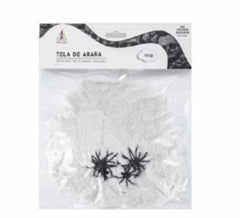 Cobweb with spiders of 100 g in various colors