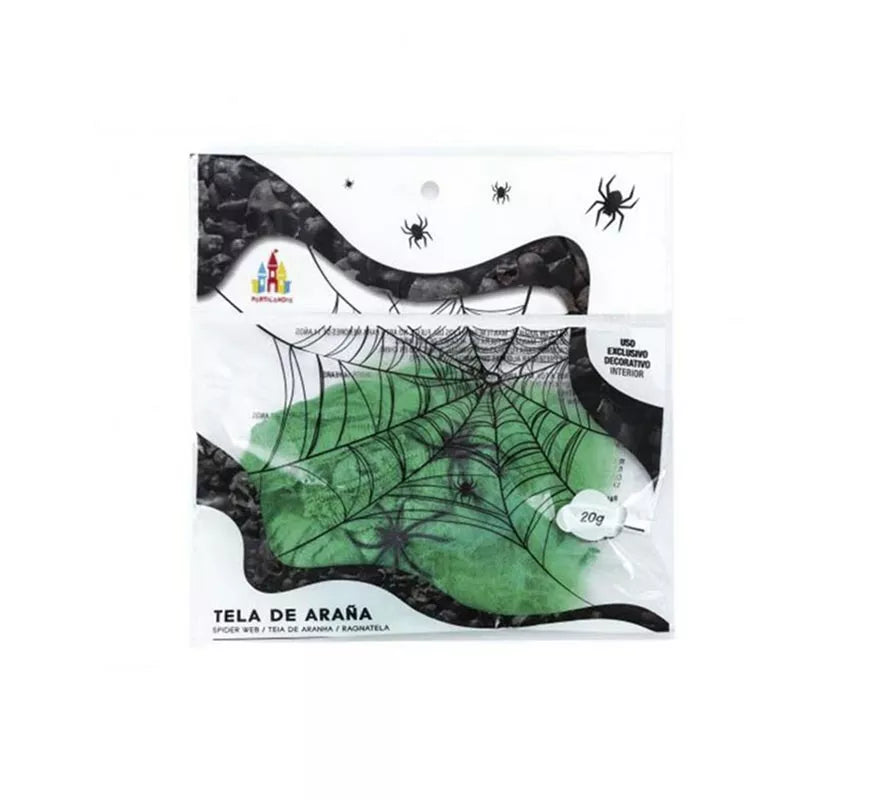 Telaraña con arañas de 20 g en varios colores