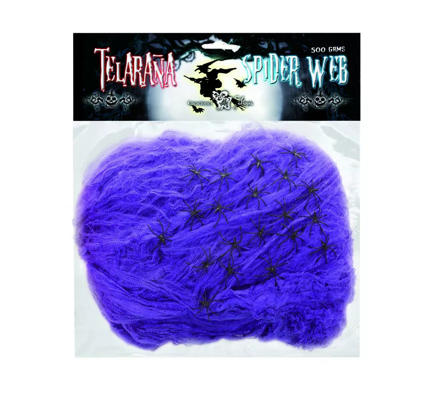 Translation missing: en.Telaraña de 500 gr con 20 Arañas de colores surtidos