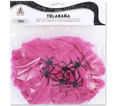 100g fuchsia spider web