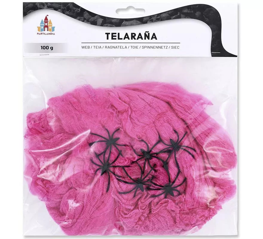 Translation missing: en.Telaraña fucsia de 100 gr