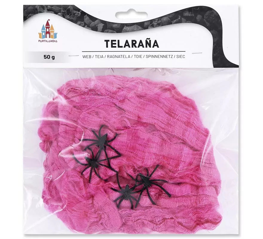 Translation missing: en.Telaraña fucsia de 50 gr