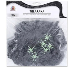 100g grey spider web.