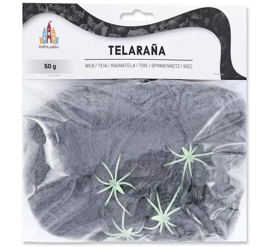 Telaraña gris de 50 gr.
