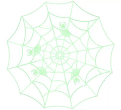 60.5 cm Green Rigid Spiderweb