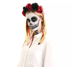 Day of the Dead Tiara with Roses