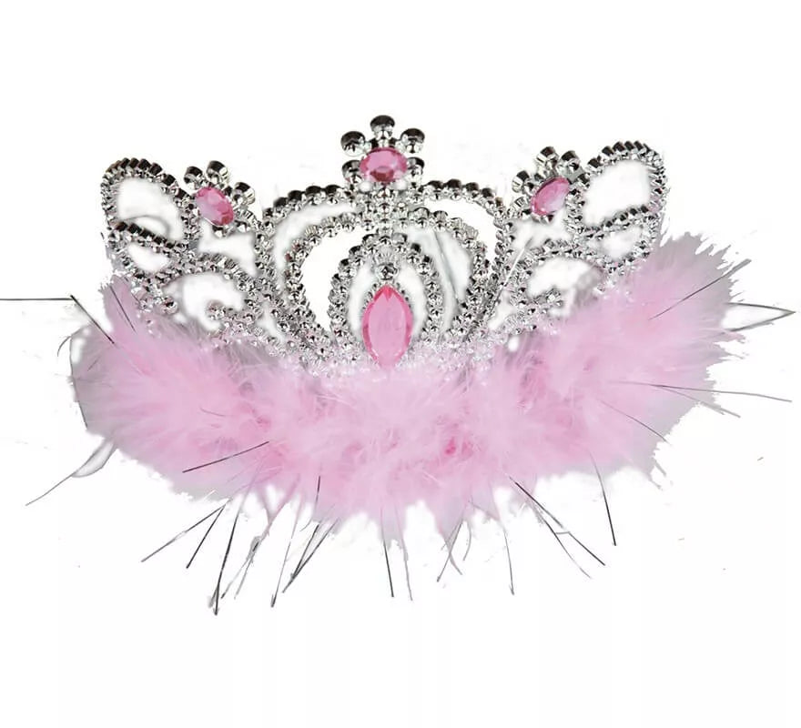 Tiara de Princesa con Marabú