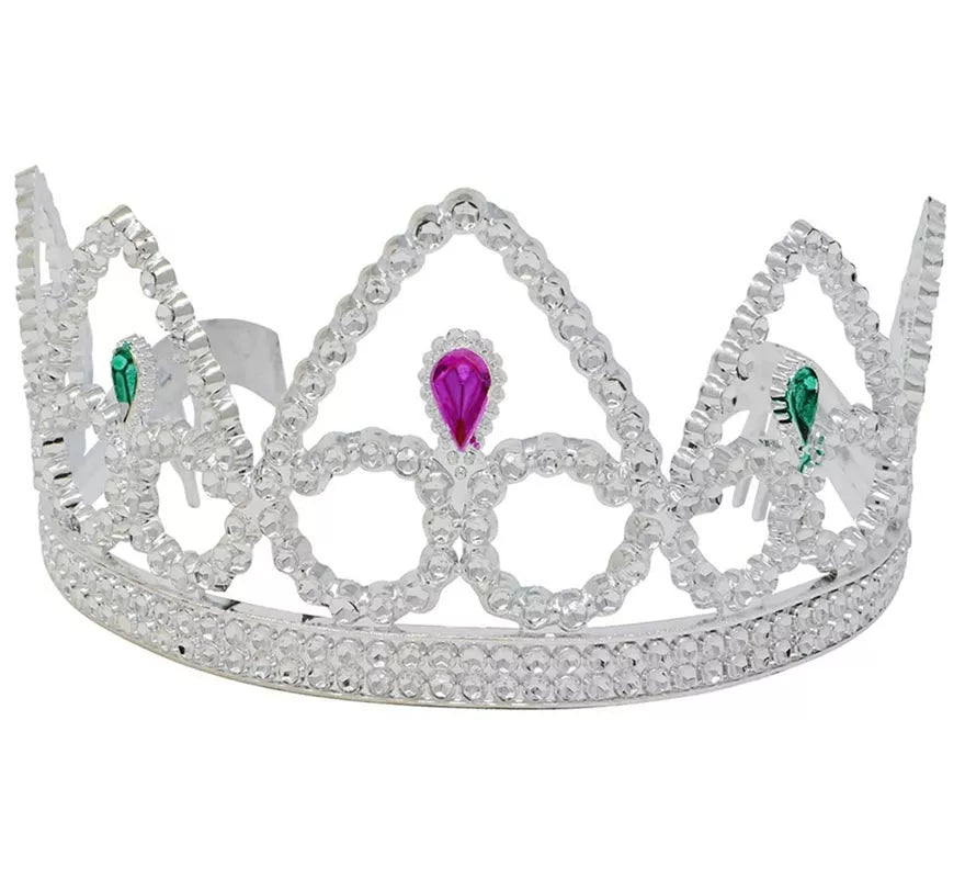 Tiara o Diadema de color plata