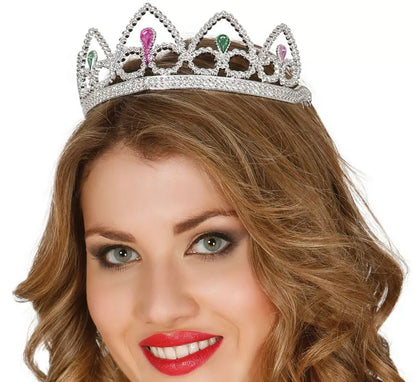 Tiara o Diadema de color plata