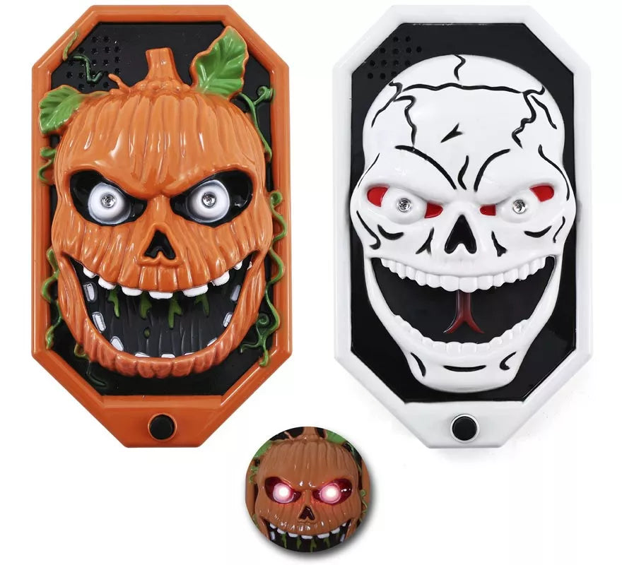 Timbre Calabaza o Calavera Surtidos con Luz y Música